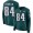 Philadelphia Eagles #84 Greg Ward Jr. Green Team Color Women's Stitched NFL Limited Therma Long Sleeve Jersey
