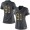 Philadelphia Eagles #91 Fletcher Cox Black Women's Stitched NFL Limited 2016 Salute to Service Jersey