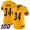 Pittsburgh Steelers #34 Terrell Edmunds Gold Women's Stitched NFL Limited Inverted Legend 100th Season Jersey
