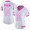 Steelers #10 Mitchell Trubisky White/Pink Women's Stitched NFL Limited Rush Fashion Jersey
