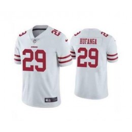Men's Youth Women's San Francisco 49ers #29 Talanoa Hufanga White Vapor Limited Jersey