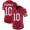 49ers #10 Jimmy Garoppolo Red Team Color Women's Stitched NFL Vapor Untouchable Limited Jersey