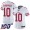 49ers #10 Jimmy Garoppolo White Women's Stitched NFL 100th Season Vapor Limited Jersey