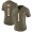 49ers #1 Jimmie Ward Olive/Gold Women's Stitched NFL Limited 2017 Salute To Service Jersey