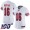 49ers #16 Joe Montana White Rush Women's Stitched NFL Limited 100th Season Jersey