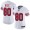 49ers #80 Jerry Rice White Rush Women's Stitched NFL Vapor Untouchable Limited Jersey