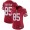 49ers #85 George Kittle Red Team Color Women's Stitched NFL Vapor Untouchable Limited Jersey