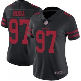 49ers #97 Nick Bosa Black Alternate Women's Stitched NFL Vapor Untouchable Limited Jersey