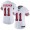 San Francisco 49ers #11 Marquise Goodwin White Rush Women's Stitched NFL Vapor Untouchable Limited Jersey
