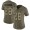 San Francisco 49ers #28 Jerick McKinnon Olive/Camo Women's Stitched NFL Limited 2017 Salute to Service Jersey