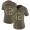 San Francisco 49ers #42 Ronnie Lott Olive/Camo Women's Stitched NFL Limited 2017 Salute to Service Jersey
