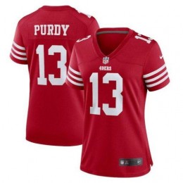 San Francisco 49ers #13 Brock Purdy Scarlet Women's 2022-23 NFL Game Jersey