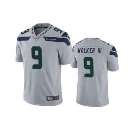 Men's Youth Women's Seattle Seahawks #9 Kenneth Walker III Grey Vapor Untouchable Limited Stitched Jersey