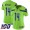 Seahawks #14 D.K. Metcalf Green Women's Stitched NFL Limited Rush 100th Season Jersey