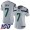 Seahawks #7 Geno Smith Grey Alternate Women's Stitched NFL 100th Season Vapor Untouchable Limited Jersey