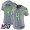 Seattle Seahawks #4 Michael Dickson Silver Women's Stitched NFL Limited Inverted Legend 100th Season Jersey