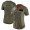 Seattle Seahawks #76 Duane Brown Camo Women's Stitched NFL Limited 2019 Salute to Service Jersey