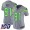 Seattle Seahawks #91 Jarran Reed Silver Women's Stitched NFL Limited Inverted Legend 100th Season Jersey