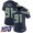 Seattle Seahawks #91 Jarran Reed Steel Blue Team Color Women's Stitched NFL 100th Season Vapor Limited Jersey