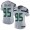 Seattle Seahawks #95 L.J. Collier Grey Alternate Women's Stitched NFL Vapor Untouchable Limited Jersey