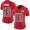 Buccaneers #13 Mike Evans Red Women's Super Bowl LV Bound Stitched NFL Limited Rush Jersey