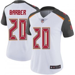 Tampa Bay Buccaneers #20 Ronde Barber White Women's Stitched NFL Vapor Untouchable Limited Jersey
