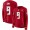 Tampa Bay Buccaneers #9 Matt Gay Red Team Color Women's Stitched NFL Limited Therma Long Sleeve Jersey