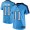 Tennessee Titans #11 A.J. Brown Light Blue Women's Stitched NFL Limited Rush Jersey