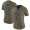 Tennessee Titans #2 Julio Jones Olive Women's Stitched NFL Limited 2017 Salute To Service Jersey