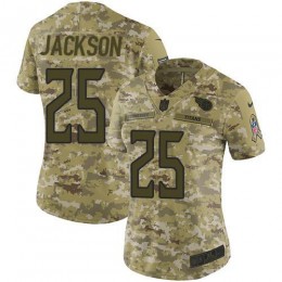 Tennessee Titans #25 Adoree' Jackson Camo Women's Stitched NFL Limited 2018 Salute to Service Jersey