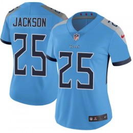 Tennessee Titans #25 Adoree' Jackson Light Blue Alternate Women's Stitched NFL Vapor Untouchable Limited Jersey