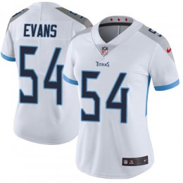 Tennessee Titans #54 Rashaan Evans White Women's Stitched NFL Vapor Untouchable Limited Jersey