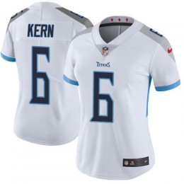 Tennessee Titans #6 Brett Kern White Women's Stitched NFL Vapor Untouchable Limited Jersey