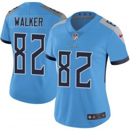 Tennessee Titans #82 Delanie Walker Light Blue Alternate Women's Stitched NFL Vapor Untouchable Limited Jersey