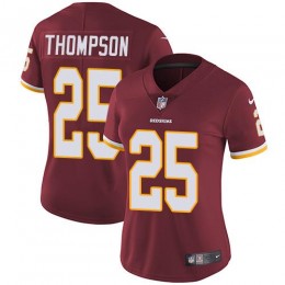 Washington Commanders #25 Chris Thompson Burgundy Red Team Color Women's Stitched NFL Vapor Untouchable Limited Jersey