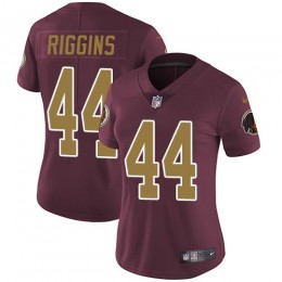 Washington Commanders #44 John Riggins Burgundy Red Alternate Women's Stitched NFL Vapor Untouchable Limited Jersey