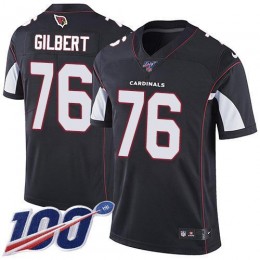 Arizona Cardinals #76 Marcus Gilbert Black Alternate Youth Stitched NFL 100th Season Vapor Untouchable Limited Jersey