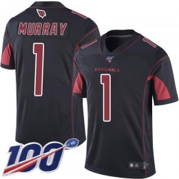 Cardinals #1 Kyler Murray Black Youth Stitched NFL Limited Rush 100th Season Jersey