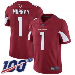Cardinals #1 Kyler Murray Red Team Color Team Color Youth Stitched NFL 100th Season Vapor Limited Jersey