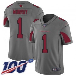 Cardinals #1 Kyler Murray Silver Youth Stitched NFL Limited Inverted Legend 100th Season Jersey