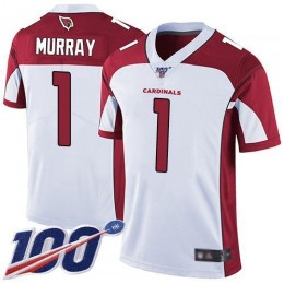 Cardinals #1 Kyler Murray White Youth Stitched NFL 100th Season Vapor Limited Jersey