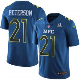 Cardinals #21 Patrick Peterson Navy Youth Stitched NFL Limited NFC 2017 Pro Bowl Jersey