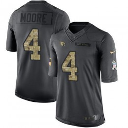 Cardinals #4 Rondale Moore Black Youth Stitched NFL Limited 2016 Salute To Service Jersey