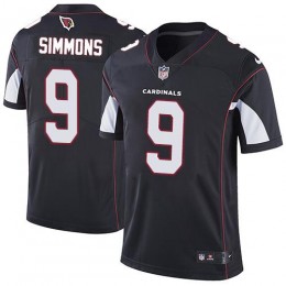 Cardinals #9 Isaiah Simmons Black Alternate Youth Stitched NFL Vapor Untouchable Limited Jersey
