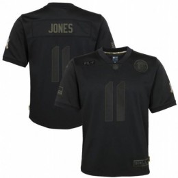 Atlanta Atlanta Falcons #11 Julio Jones Youth 2020 Salute to Service Game Jersey Black Youth