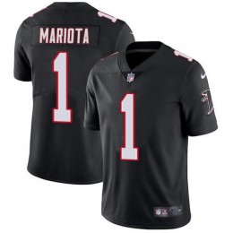 Falcons #1 Marcus Mariota Black Alternate Stitched Youth NFL Vapor Untouchable Limited Jersey
