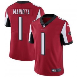 Falcons #1 Marcus Mariota Red Team Color Stitched Youth NFL Vapor Untouchable Limited Jersey