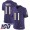 Baltimore Ravens #11 Seth Roberts Purple Team Color Youth Stitched NFL 100th Season Vapor Untouchable Limited Jersey