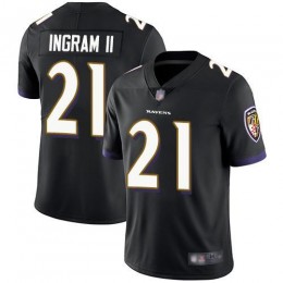 Baltimore Ravens #21 Mark Ingram II Black Alternate Youth Stitched NFL Vapor Untouchable Limited Jersey