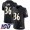 Baltimore Ravens #36 Chuck Clark Black Alternate Youth Stitched NFL 100th Season Vapor Untouchable Limited Jersey